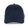 Baseballpet - 6 panelen Navy / White One Size