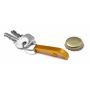 Metalen 2-in-1 sleutelhanger Jalen zwart