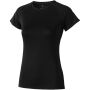 Niagara cool fit dames t-shirt met korte mouwen - Zwart - M Niagara cool fit dames t-shirt met korte mouwen - Zwart - M