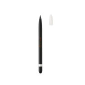 Aluminium inktloze pen met gum, zwart