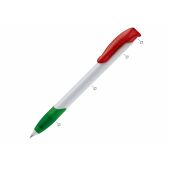 Balpen Apollo combi - Wit/transparant / Fluor assorti