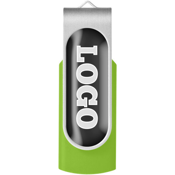 Rotate USB 3.0 met doming - Lime - 128GB