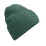 Oversized Cuffed Beanie - Marine Green - One Size