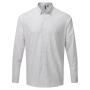 Maxton Check Long Sleeve Shirt, Silver/White, 3XL, Premier