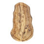 Plank met handvat en sapgeul olijfhout ca. 45x18 cm