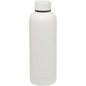 Spring 500 ml RCS-gecertificeerde gerecyclede roestvrijstalen koperen vacuümgeïsoleerde fles - Wit Spring 500 ml RCS-gecertificeerde gerecyclede roestvrijstalen koperen vacuümgeïsoleerde fles - Wit
