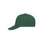 5 Panel Promo Cap Lightly Laminated dark green one size
