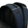HYPE - Luxe polyester rugzak/ laptoptas blauw, zwart