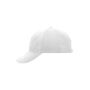 6 Panel Softlining Raver Cap white one size