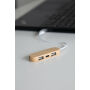 MULTIPLIER - USB-hub bruin MULTIPLIER - USB-hub bruin