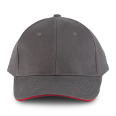 Slate Grey / Red