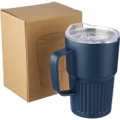 Gerecyclede roestvrijstalen to go mok (450 ml) Calo zwart