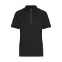 Ladies' Zip-Polo black/black S