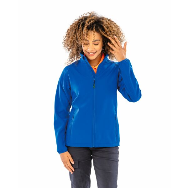 Gerecycled damessoftshelljas Black XS Gerecycled damessoftshelljas Black XS