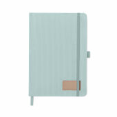 CORDI NOTE - A5 RPET corduroy notitieboek - Babyblauw