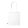 KIMEX gekleurde draagtas Fairtrade - wit