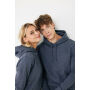 IQONIQ Torres gerecycled katoen hoodie ongeverfd, heather navy (XXXL)