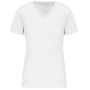 Dames-T-shirt BIO150 IC V-hals White XL