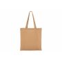 Schoudertas katoen OEKO-TEX® 140g/m² 38x42cm - Cognac
