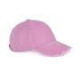 Gescheurde verwassen pet Washed Dark Pink One Size