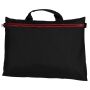 EXHIBITION BAG, BLACK/RED, One size, BLACK&MATCH