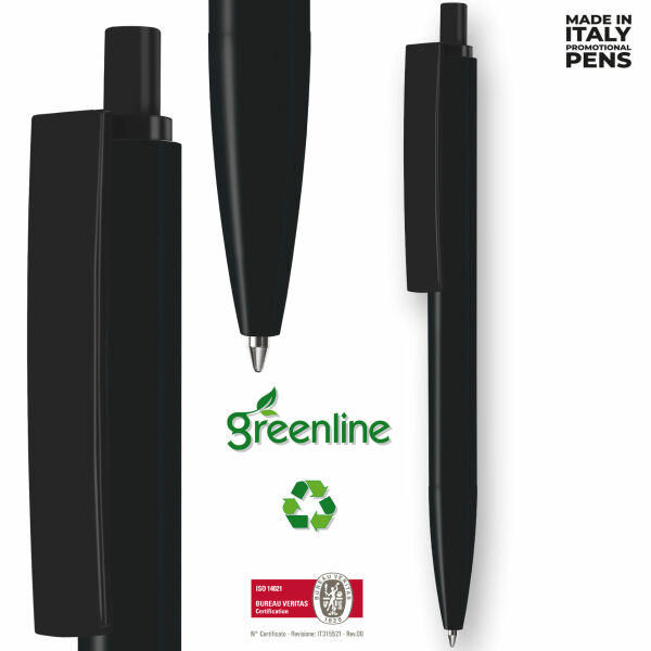 Balpen Erga e-Progress XL Recycled Zwart - Zwarte inkt Balpen Erga e-Progress XL Recycled Zwart - Zwarte inkt