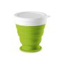 ASTRADA. Opvouwbare reisbeker van silicone en PP 250 mL