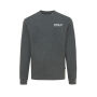 IQONIQ Denali gerecycled katoen sweater ongeverfd, heather anthracite (XXL)