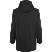 Unisex parka met gewatteerde kraag - Zwart - XXL