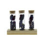 Dried Flowers - Trio tube & wood, Donkerblauw