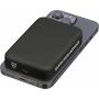 Gerecyclede draadloze oplader powerbank Meno zwart