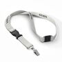 Afneembare Bamboe lanyard met zeefdruk Afneembare Bamboe lanyard met zeefdruk