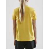 PRO CONTROL BUTTON JERSEY JR YEL/BLA 158