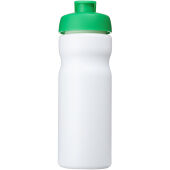 Baseline® Plus 650 ml sportfles met kanteldeksel - Wit/Groen
