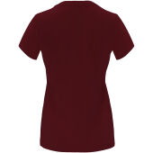 Capri damesshirt met korte mouwen - Garnet - L