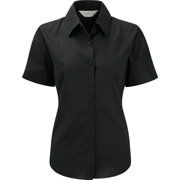 Ladies Short Sleeve Easy Care Oxford Shirt Ladies Short Sleeve Easy Care Oxford Shirt