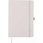 Gerecycled bioafval en kartonnen notitieboek A5 Gertrud khaki (écru)