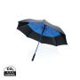 27" Impact AWARE™ RPET 190T auto open stormproof paraplu, blauw