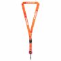 Afneembare polyester sublimatie badge‑reel keycord Afneembare polyester sublimatie badge‑reel keycord
