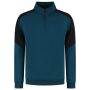 Zip Sweater Bicolor Redefined 306111 Teal-Black 3XL
