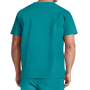 Uniseks tuniek met V-hals Teal Blue XXS Uniseks tuniek met V-hals Teal Blue XXS