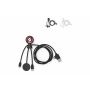 Xoopar Mr. Bio Long Multi Kabel voor Apple/Samsung Watch 1 Meter  - Wit