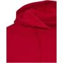 Spinel uniseks hoodie - Rood - XS