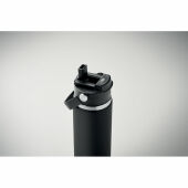 SUMA GRIP - Dubbelwandige fles 500ml - Zwart