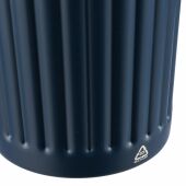 Gerecyclede roestvrijstalen dubbelwandige drinkmok (500 ml) Kael zwart