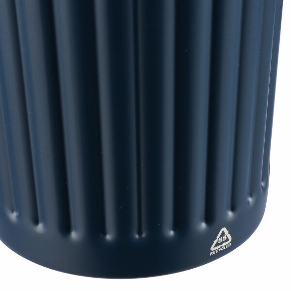 Gerecyclede roestvrijstalen dubbelwandige drinkmok (500 ml) Kael zwart Gerecyclede roestvrijstalen dubbelwandige drinkmok (500 ml) Kael zwart