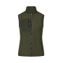 Bonded fleece vest | dames - Olijf, S