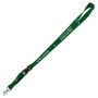 Lanyards - 1 kleur bedrukt met trigger clip, veiligheids clip & plastic buckle 20 mm groen