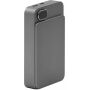 BrandCharger Powerwave 10.000 draadloze powerbank gun metal