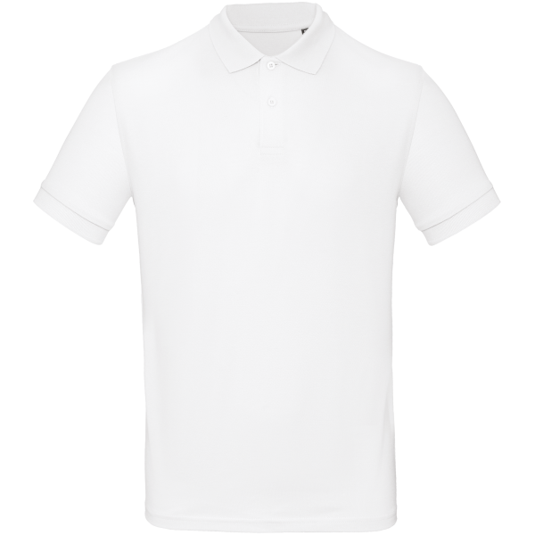 Men's organic polo shirt White S Men's organic polo shirt White S
